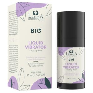 Intimateline Luxuria BIO - folyékony vibrátor gél nőknek (15ml)