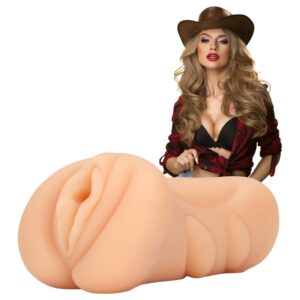 S-Line Cowgirl - élethű műpunci, maszturbátor férfiaknak (testszínű)
