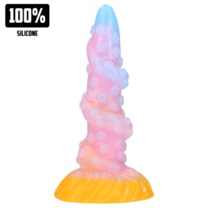 Ouch! Rainbow Kraken - szilikon anál plug (szivárvány)