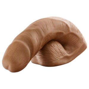 Blush UrSelf Affirm - élethű packer barna műpénisz (13 cm)