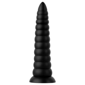 BUTTR Caterpiller - óriás anál plug (fekete) - 29 cm