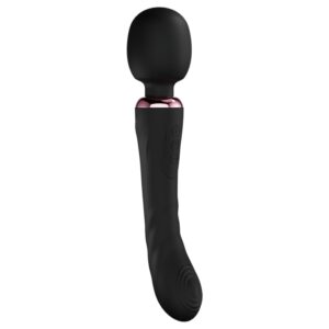 SXTop Charley - kétvégű wand vibrátor (fekete)