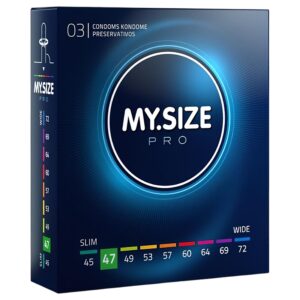 My.Size PRO - egyedi méretű óvszer - 47 mm (3 db)