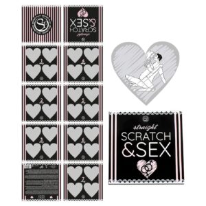Secret Play Scratch & Sex Straight - kaparós szexpóz játék pároknak (5 nyelven)